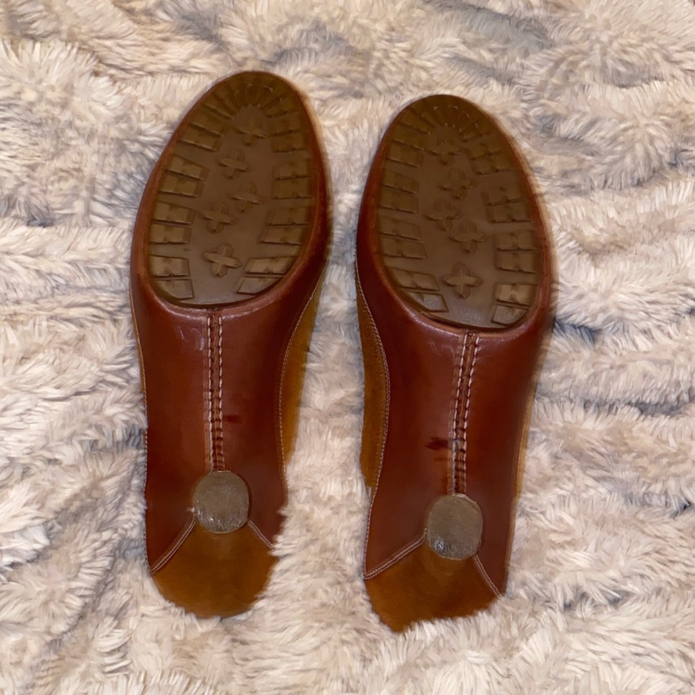 Cole Haan brown suede slip on mule - Picture 2 of 8